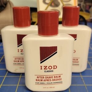 Bundle of 3 Bottles IZOD Classics After-Shave 3.4 fl oz Balm